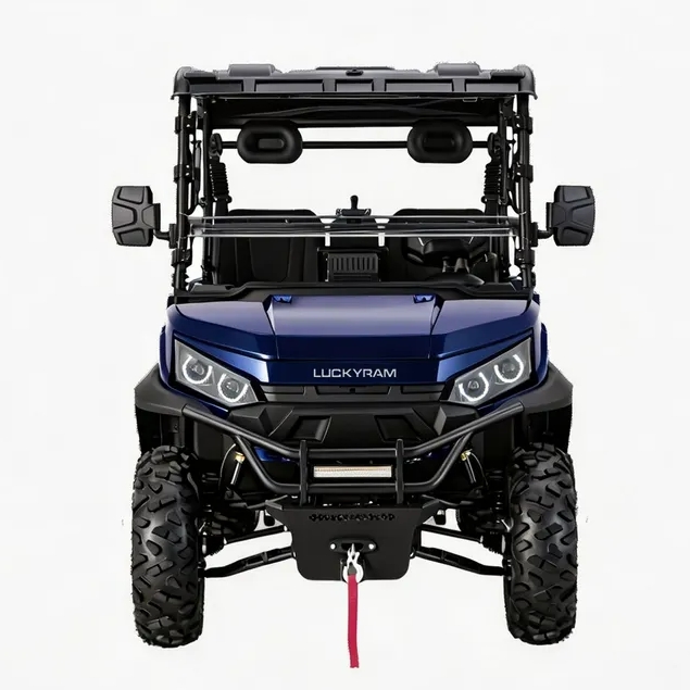4WD電気牧場UTVファーム73.6V 150Ahコントローラー20KWピーク