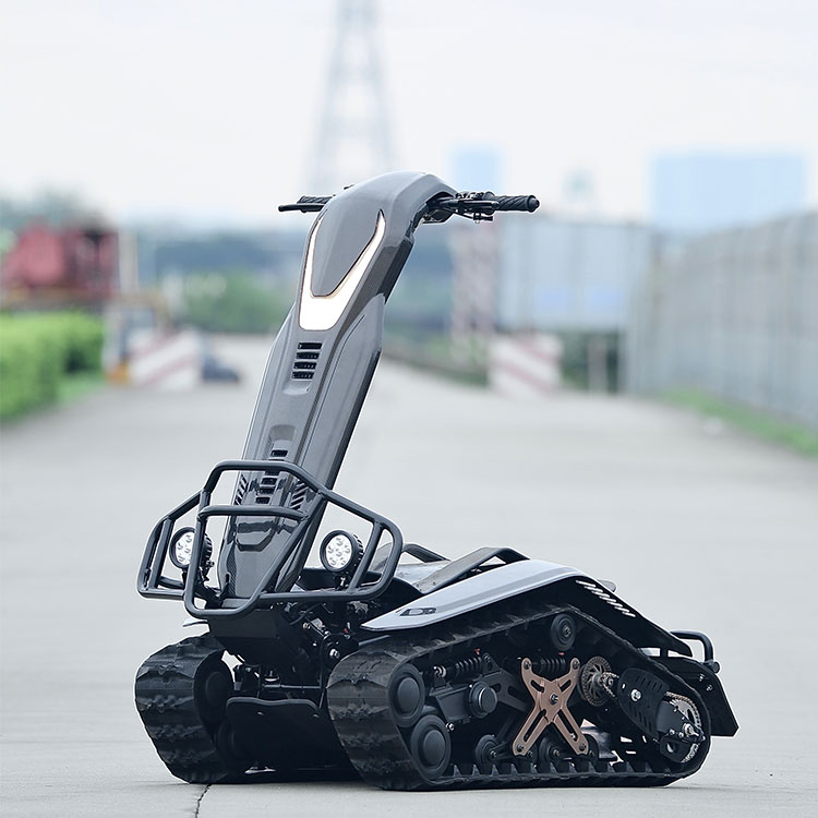 72V 折りたたみ式リチウム電池電動スノーモービルはあらゆる地形で利用可能