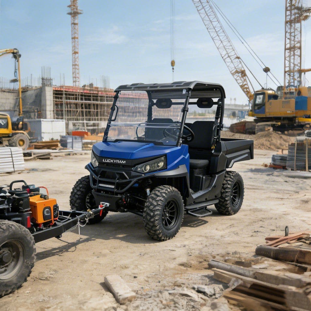 電気 UTV 10KW AC モーター 4WD 73.6V リチウム電池 400mm ウェーディング