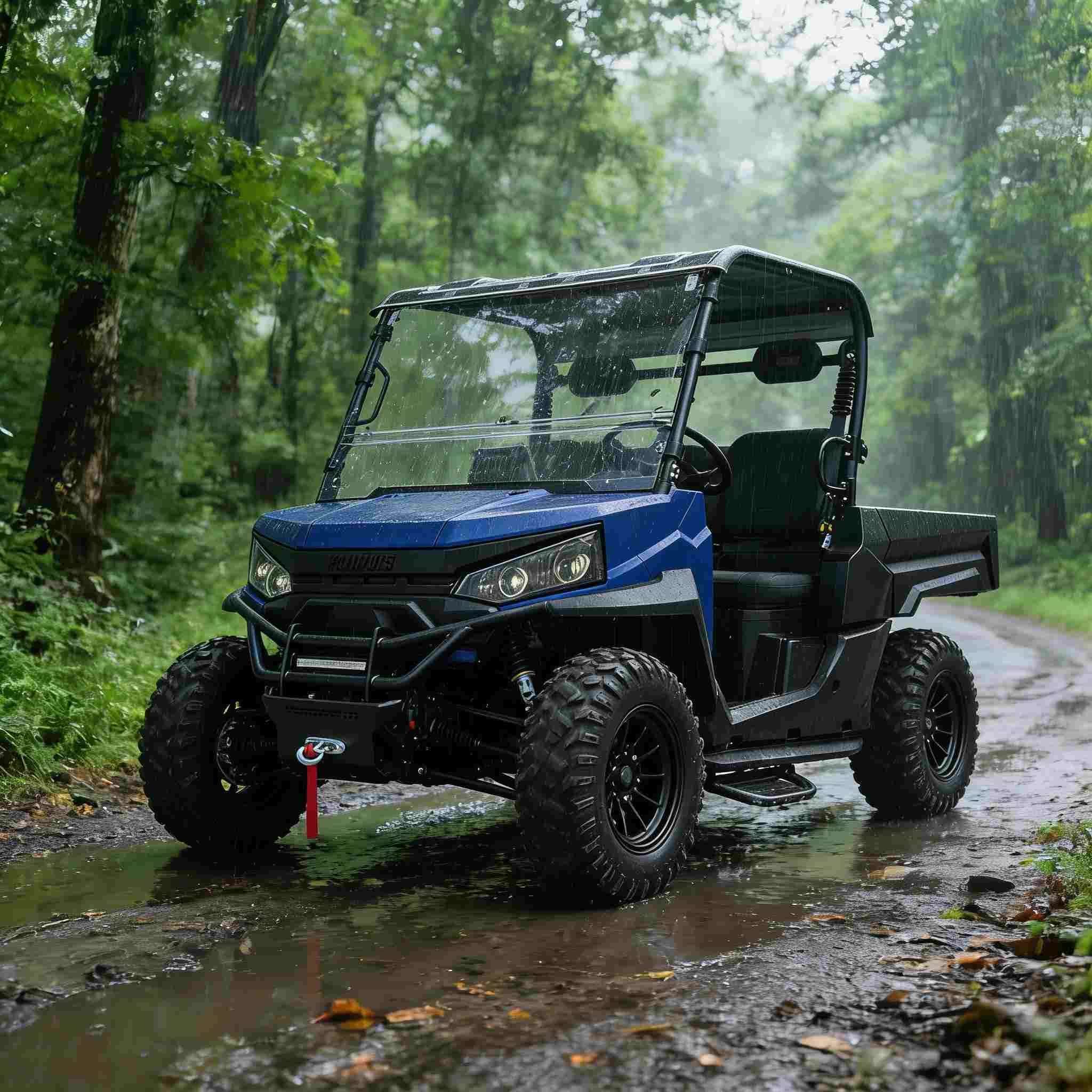 狩猟用電動UTV 4WD 20KWピークパワー1000kg牽引