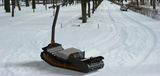 強力なユーティリティ雪輸送 Snowfox 追跡ファーマー電動スノーモービル